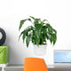Green Home Plant Pot Wall Decal