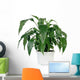 Green Home Plant Pot Wall Decal