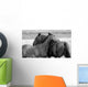 Horses in Love Wall Mural