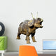 Roaring Diceratops Wall Decal