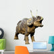 Roaring Diceratops Wall Decal