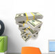 Stacks Dollars Wall Decal