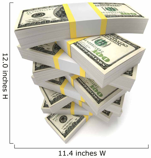Stacks Dollars Wall Decal