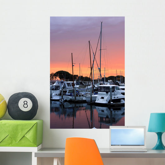 Sunset on the San Diego Harbour Wall Mural