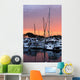 Sunset on the San Diego Harbour Wall Mural
