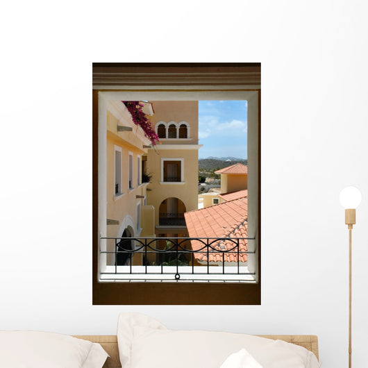 Through Window Wall Mural