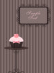 cute cupcake design Wall Mural