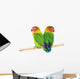 Pair of lovebirds Wall Decal