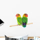 Pair of lovebirds Wall Decal