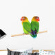 Pair of lovebirds Wall Decal