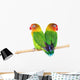 Pair of lovebirds Wall Decal