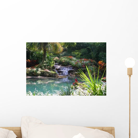Tropical Pond Wall Decal