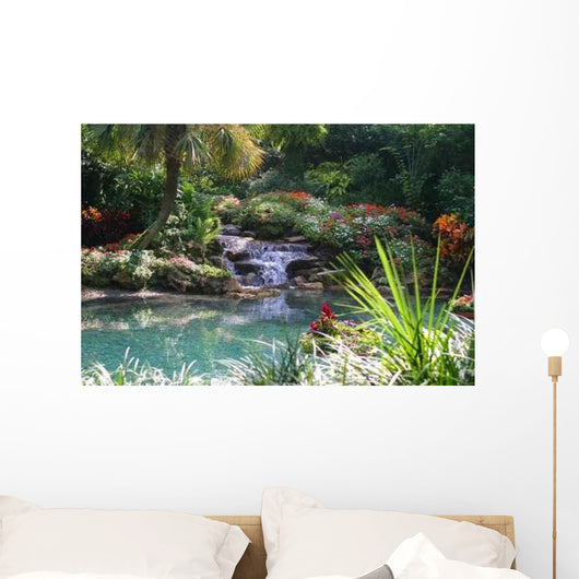Tropical Pond Wall Decal