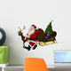 Santa Is Coming Wall Decal