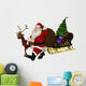 Santa Is Coming Wall Decal