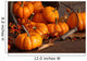 Small Pumpkins with Wood