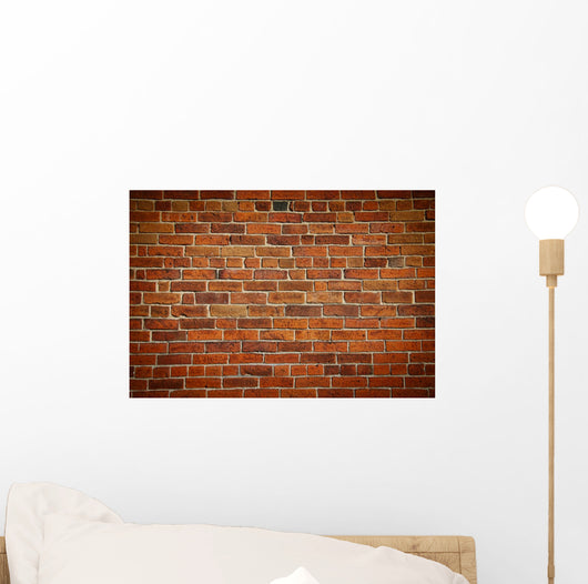 Weathered Stained Old Brick Wall Wall Mural