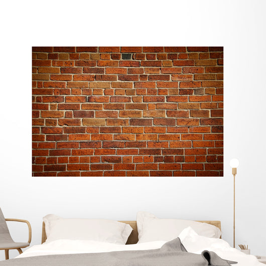 Weathered Stained Old Brick Wall Wall Mural