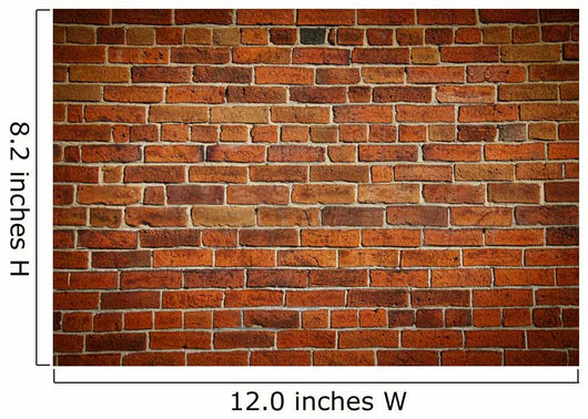 Weathered Stained Old Brick Wall Wall Mural