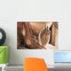The hand of the brass Buddha Wall Mural
