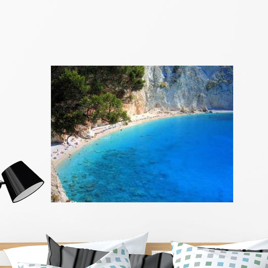 Lefkas Portokatsiki Beach Wall Decal