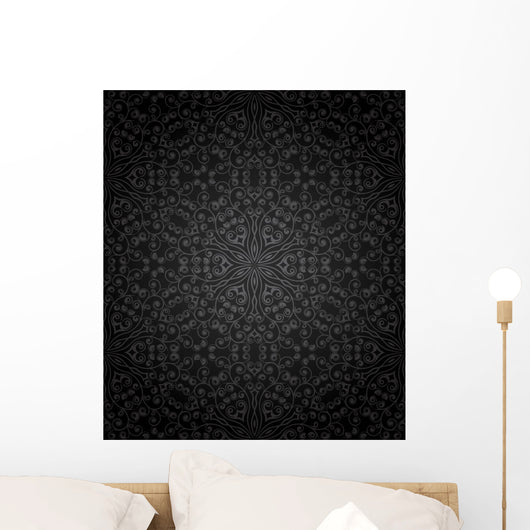 Seamless Floral Pattern Wall Decal Design 5