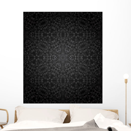 Seamless Floral Pattern Wall Decal Design 5