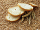 wheat bread and wheat ears and seeds Wall Mural