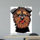 Cartoon Affenpinscher Dog Wall Mural