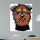 Cartoon Affenpinscher Dog Wall Mural