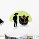 Mexican Folkloric Dance Couple Wall Decal