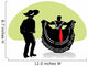 Mexican Folkloric Dance Couple Wall Decal