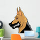 Agressive german shepherd dog Wall Mural