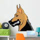 Agressive german shepherd dog Wall Mural