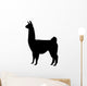 Solid Black Llamma Wall Decal