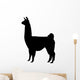 Solid Black Llamma Wall Decal