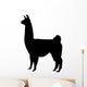 Solid Black Llamma Wall Decal
