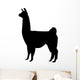 Solid Black Llamma Wall Decal