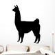 Solid Black Llamma Wall Decal