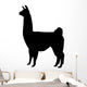 Solid Black Llamma Wall Decal