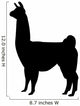 Solid Black Llamma Wall Decal