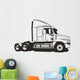 A trailer truck without the cargo container Wall Decal