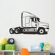 A trailer truck without the cargo container Wall Decal