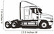 A trailer truck without the cargo container Wall Decal