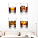 Glass Scotch Whiskey and