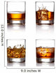 Glass Scotch Whiskey and