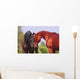 Two Horses Communicating Wall Mural