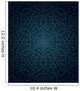 Seamless Floral Pattern Wall Decal Design 4