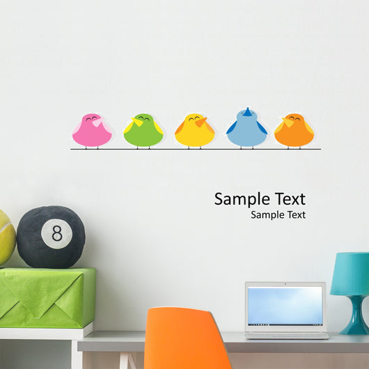 Singing Birds Wall Mural