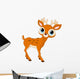 Beautiful cartoon deer Wall Mural